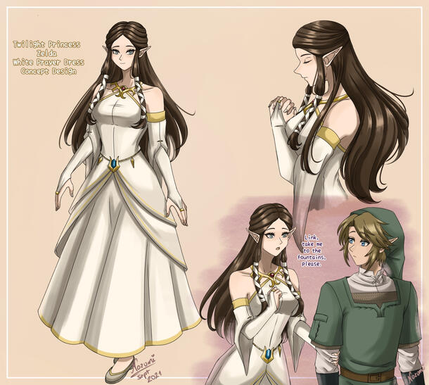 TP Zelda Prayer - Concept Design