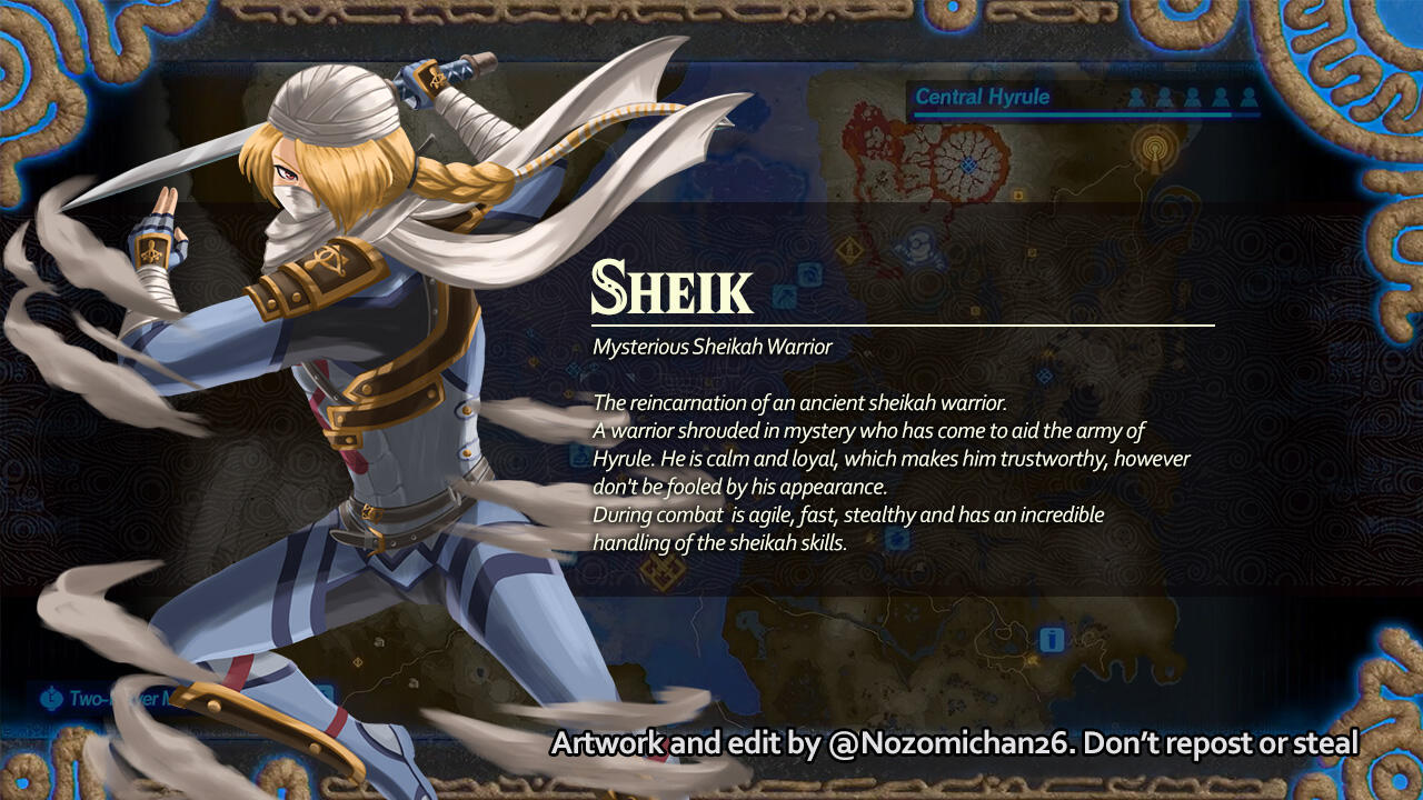 Sheik - Age of Calamity Art &amp; Edit